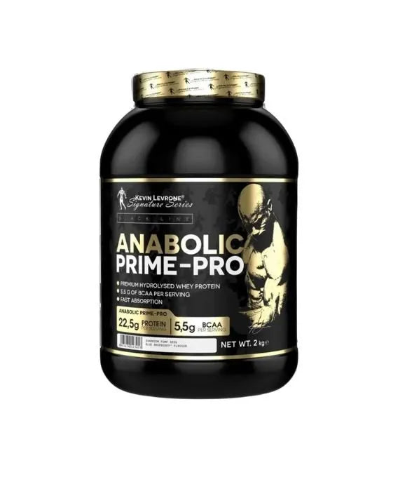 Anabolic Prime Pro 2KG protein powder with 66 servings for muscle growth, strength, and recovery. Original supplement available at GainXpert Pakistan.