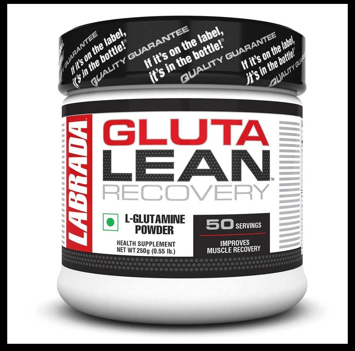 Gluta Lean Recovery L-Glutamine Powder 250g – 50 Servings