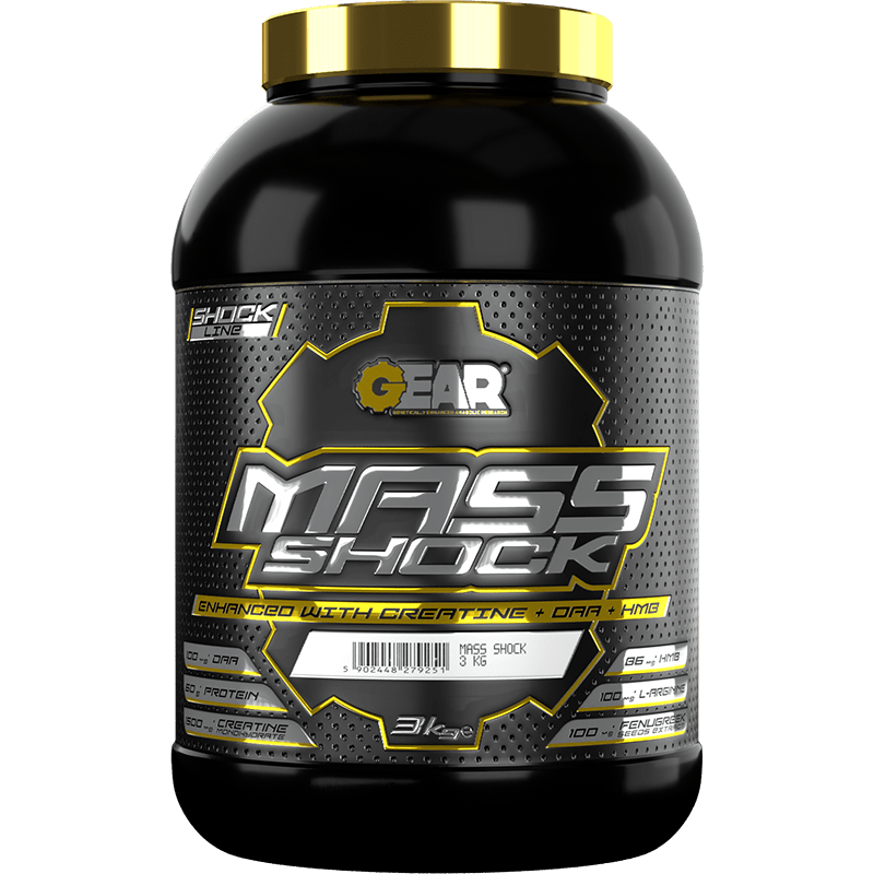 Gear Nutrition Gear Mass Shock Mass Gainer – 3KG