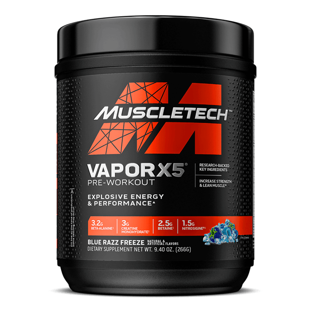 MUSCLETECH® VAPORX5 Pre-Workout – Explosive Energy | 30 Servings